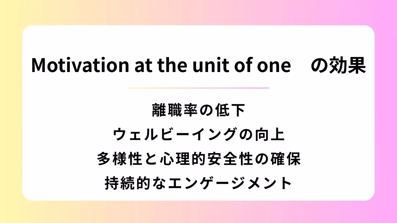 離職率の低下 ウェルビーイングの向上 多様性と心理的安全性の確保 持続的なエンゲージメント.webp