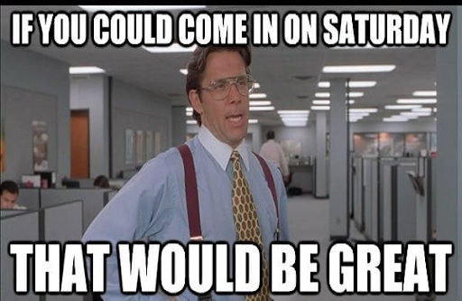 Meme 1: Work hours are more important than productivity